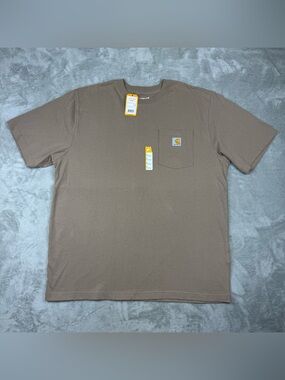 Carhartt K87 loose fit heavyweight short sleeve pocket Sz L NWT Men’s